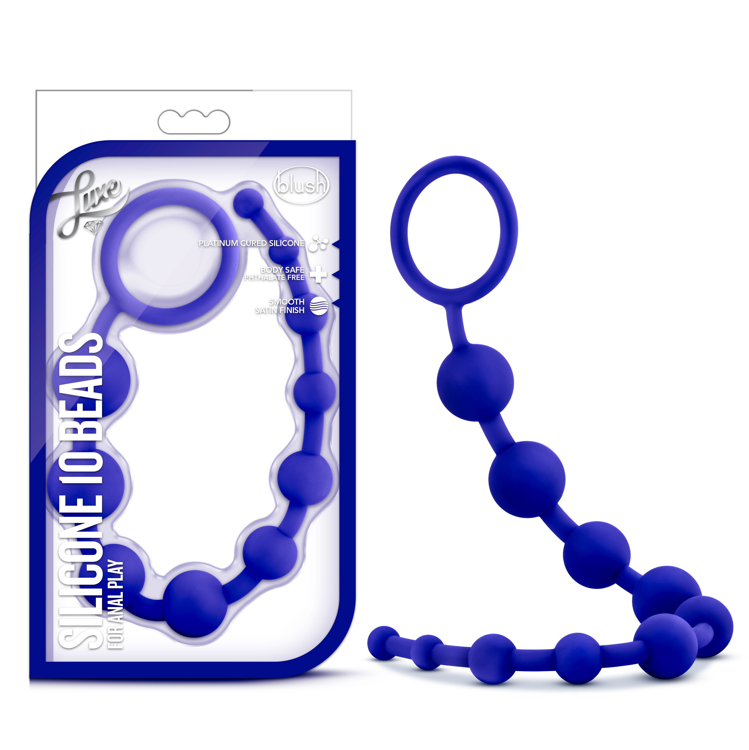 Blush Luxe Indigo 12.5-Inch Anal Beads