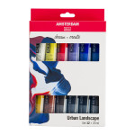 AMSTERDAM STANDARD ACRYLIC 12 X 20ML URBAN LANDSC SET