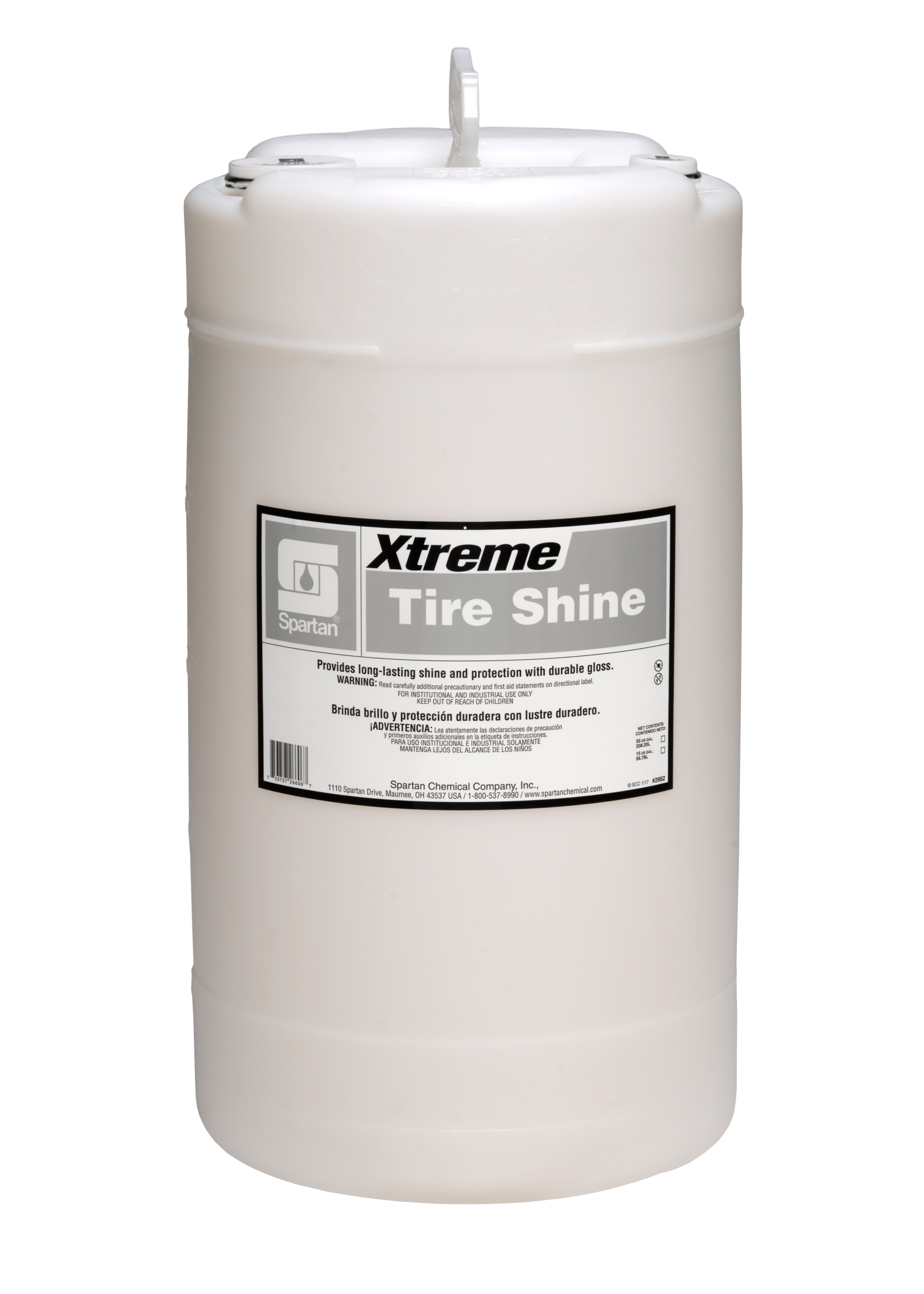 Spartan Chemical Company Xtreme Tire Shine, 15 GAL DRUM