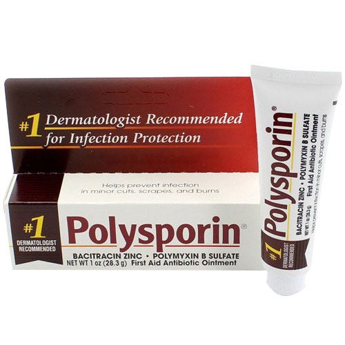 Polysporin® First Aid Antibiotic Ointment, 1 oz (28.3gm) Tube