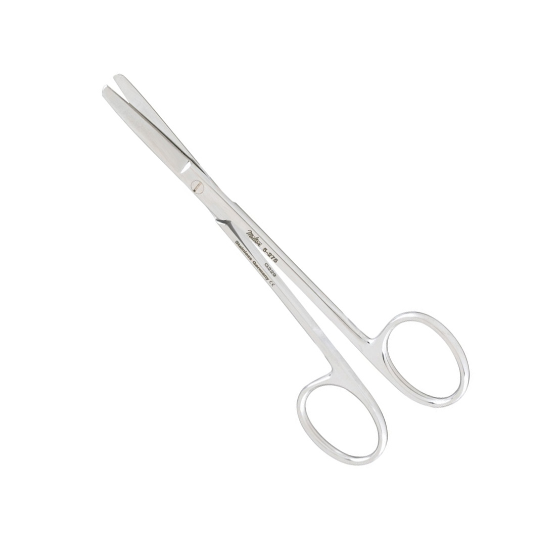 Wagner Plastic Surgery Scissors, Straight, Blunt-Blunt Points, Serrated Blade