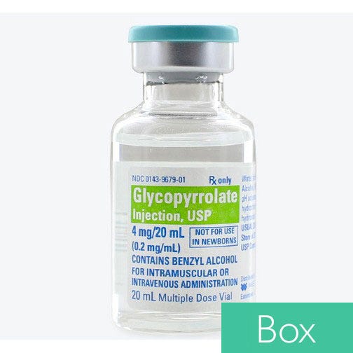 Glycopyrrolate 0.2mg/ml 20ml Multiple Dose Vial - 10/Box