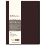 Strathmore 400 Series Art Journal Mixed Media Paper, Toned Gray, Hardbound Binding, 96 Page/48 Sheet, 8.5x11 inch