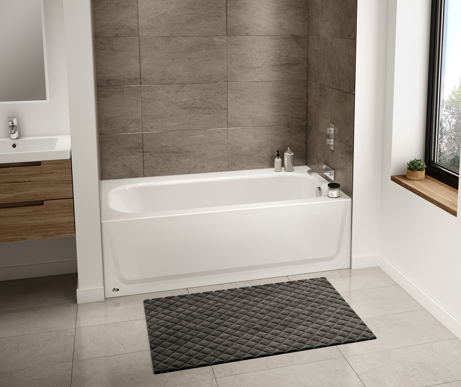 MauiCast Plus 6032 Alcove Bathtub view 6