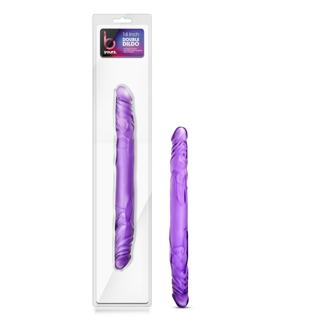 Blush B Yours Purple 14-Inch Long Dildo