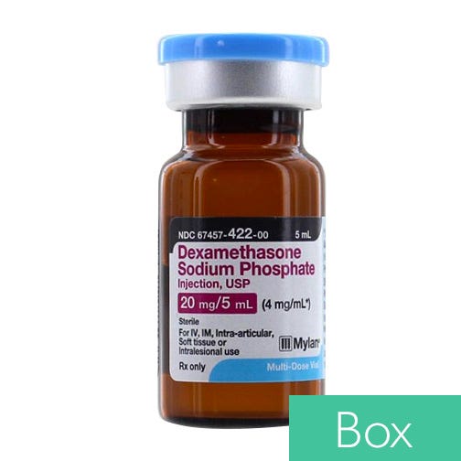 Dexamethasone Sodium Phosphate 4mg/ml 5ml Multi-Dose Vial - 25/Box