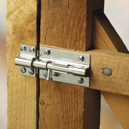 Hardware Essentials Gate Barrel Bolt Stainless Steel (5")