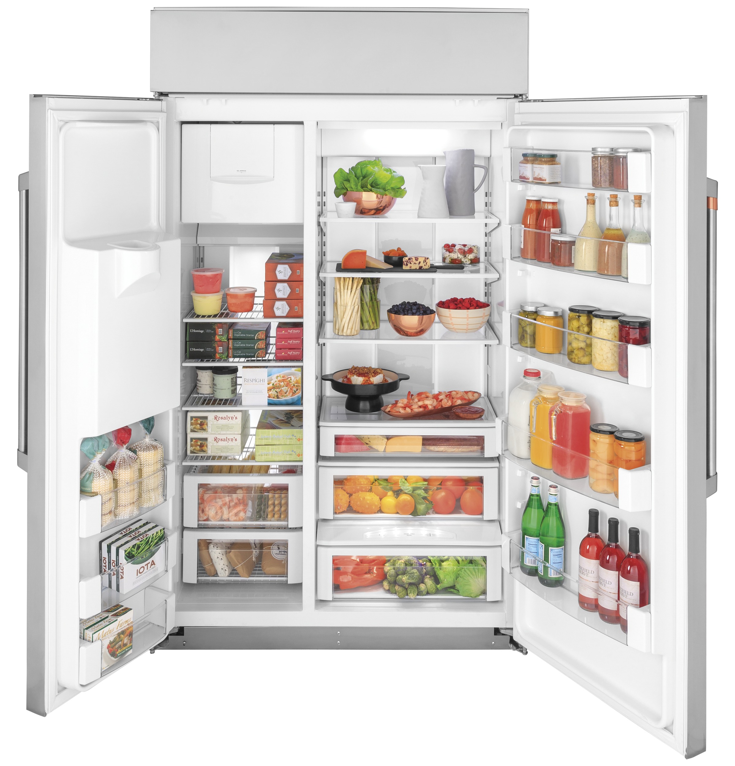 B/I 28.7 CuFt SS Extr,LED Lighting Extrnl Ice & Water Dispnr w/Auto-Fill MWF Filter — Connectable via built-in WiFi view 2