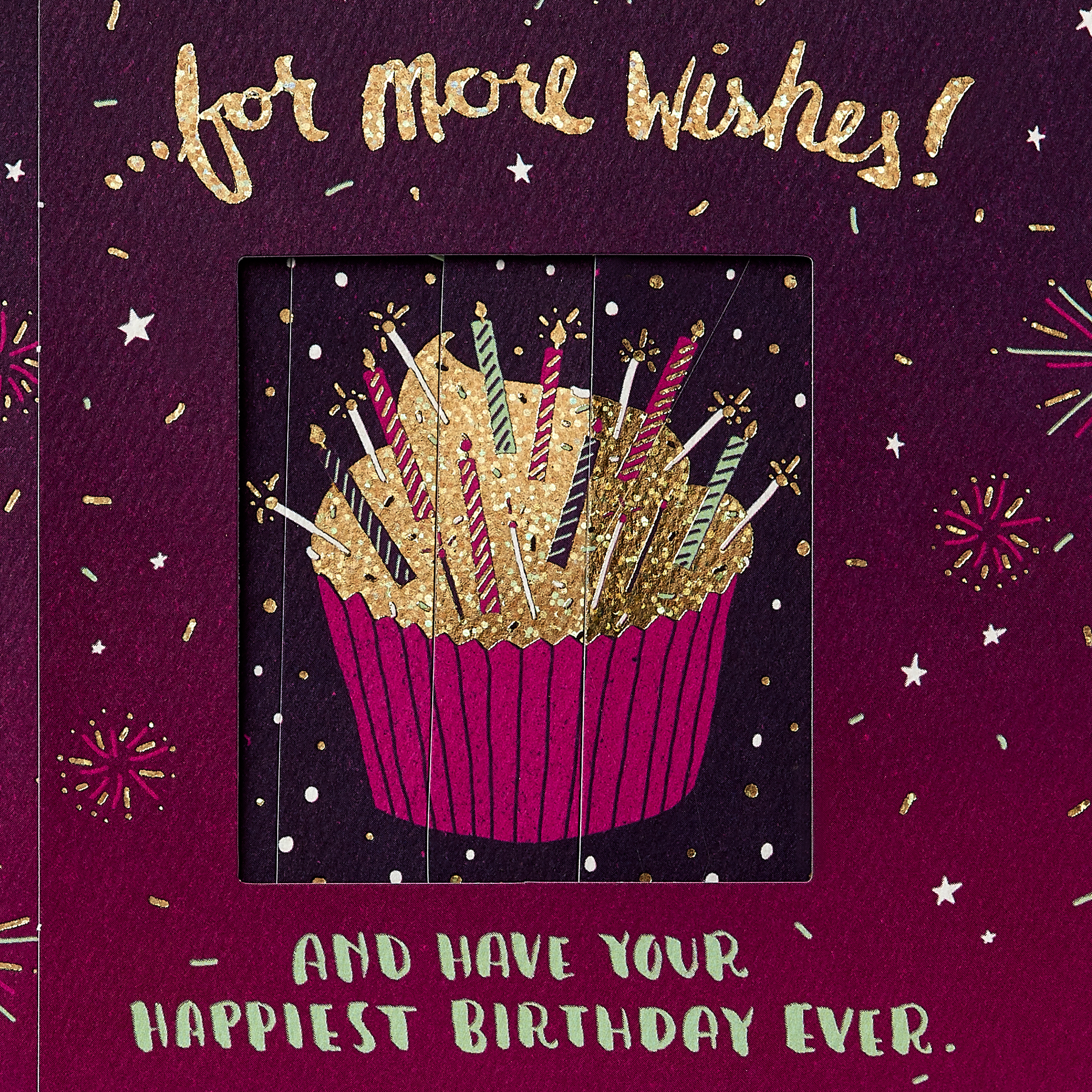 Cupcake Birthday Greeting Card image