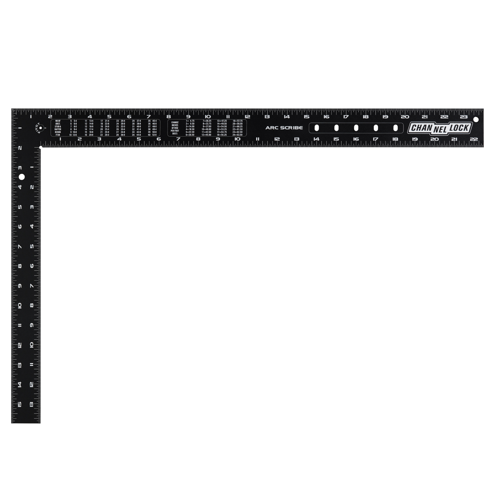 8100-1624FS 16x24-inch Aluminum Laser Etched Framing Square