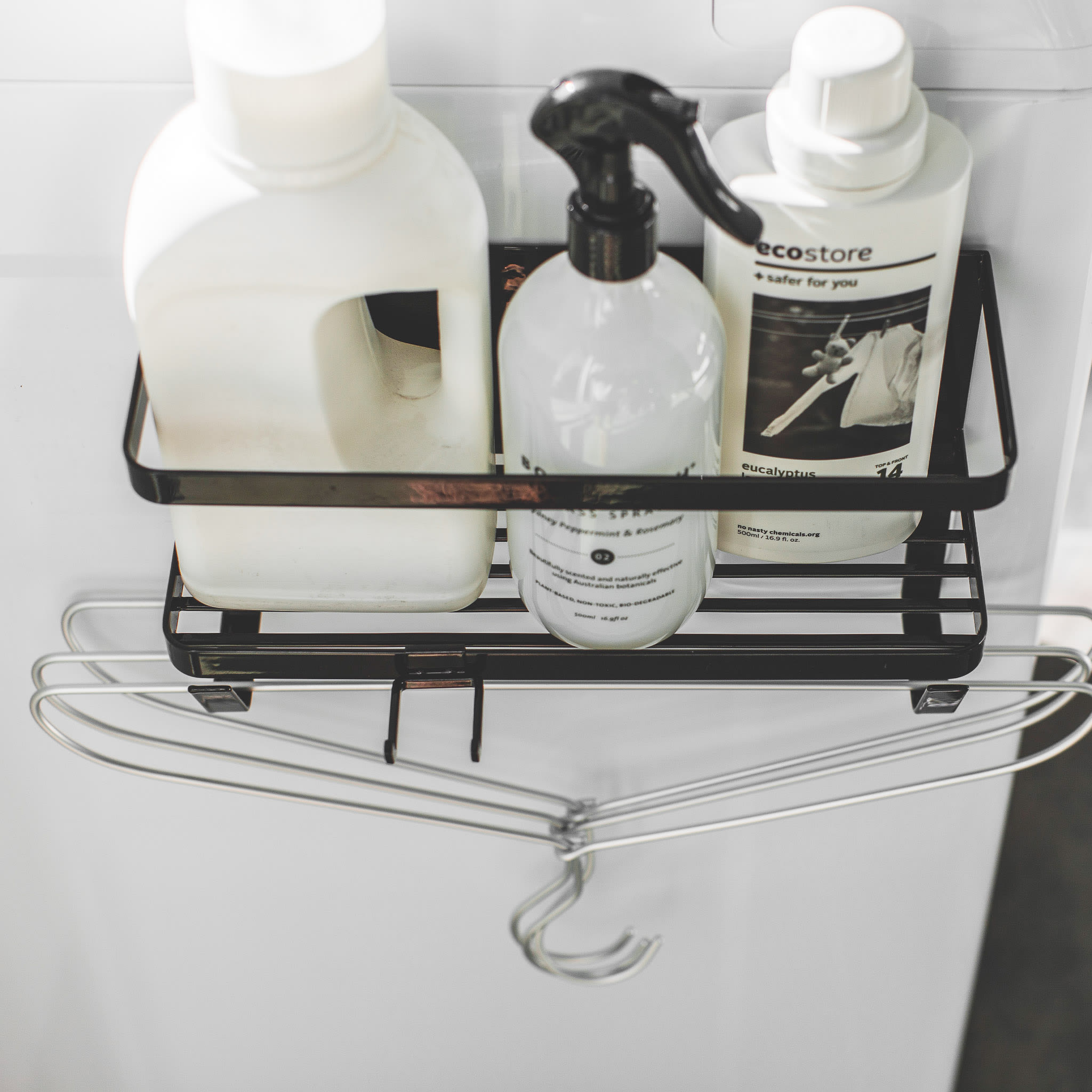 Magnetic Laundry Rack : Storage for Laundry Essentials