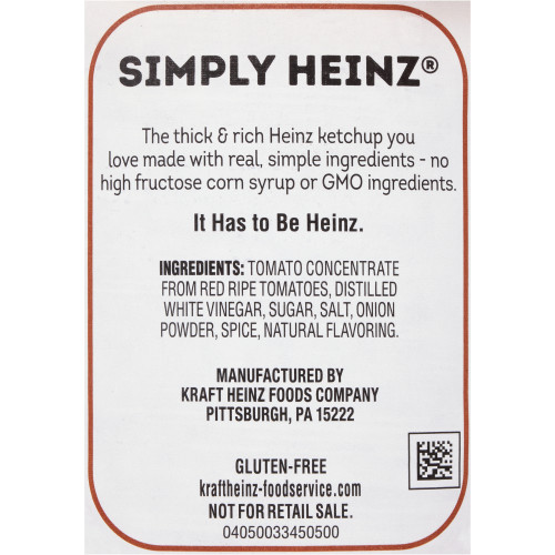  SIMPLY HEINZ Ketchup Inverted Bottle, 13 Oz. Bottles (Pack Of 24) 