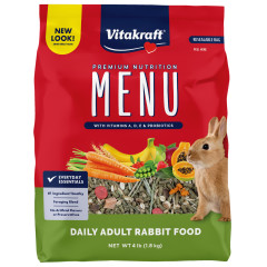 Image of Vitakraft MENU Adult Rabbit Food, 4 lb