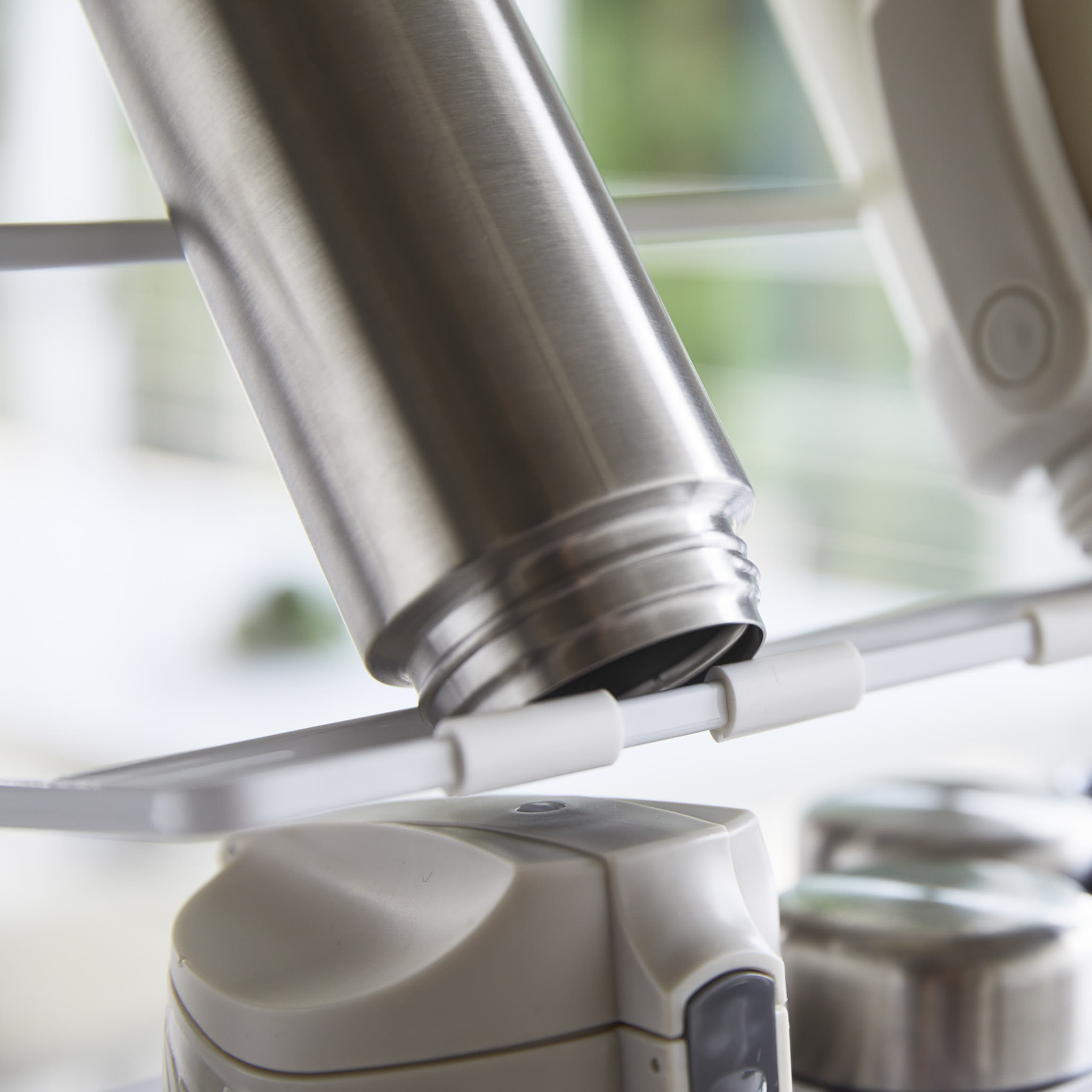 Wide Bottle Drying Stand : Angled Design with Stable Stand