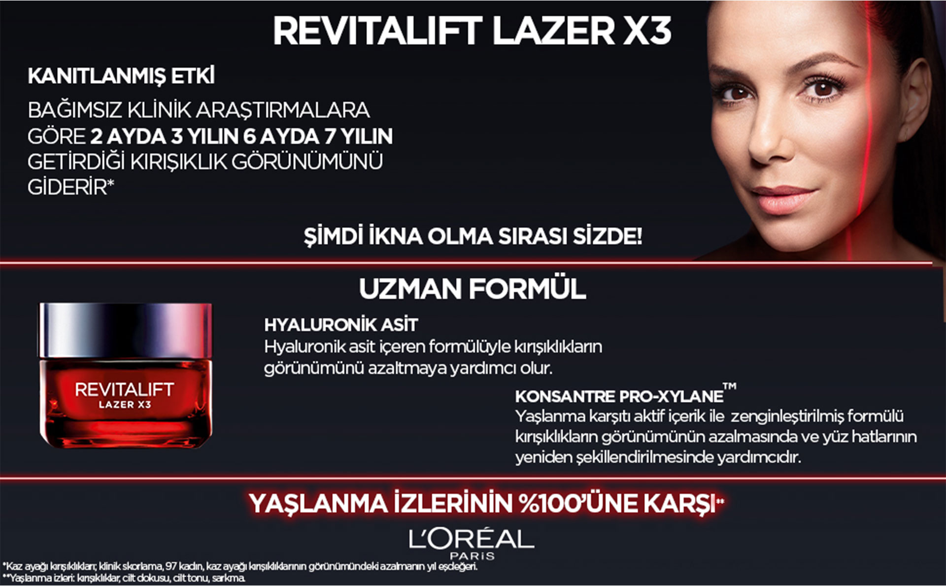  L'Oréal Paris Revitalift Lazer X3 Yoğun Yaşlanma Karşıtı 