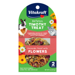 Image of Vitakraft Natural Timothy Treat with Flowers for Small Animals – 2/Pack