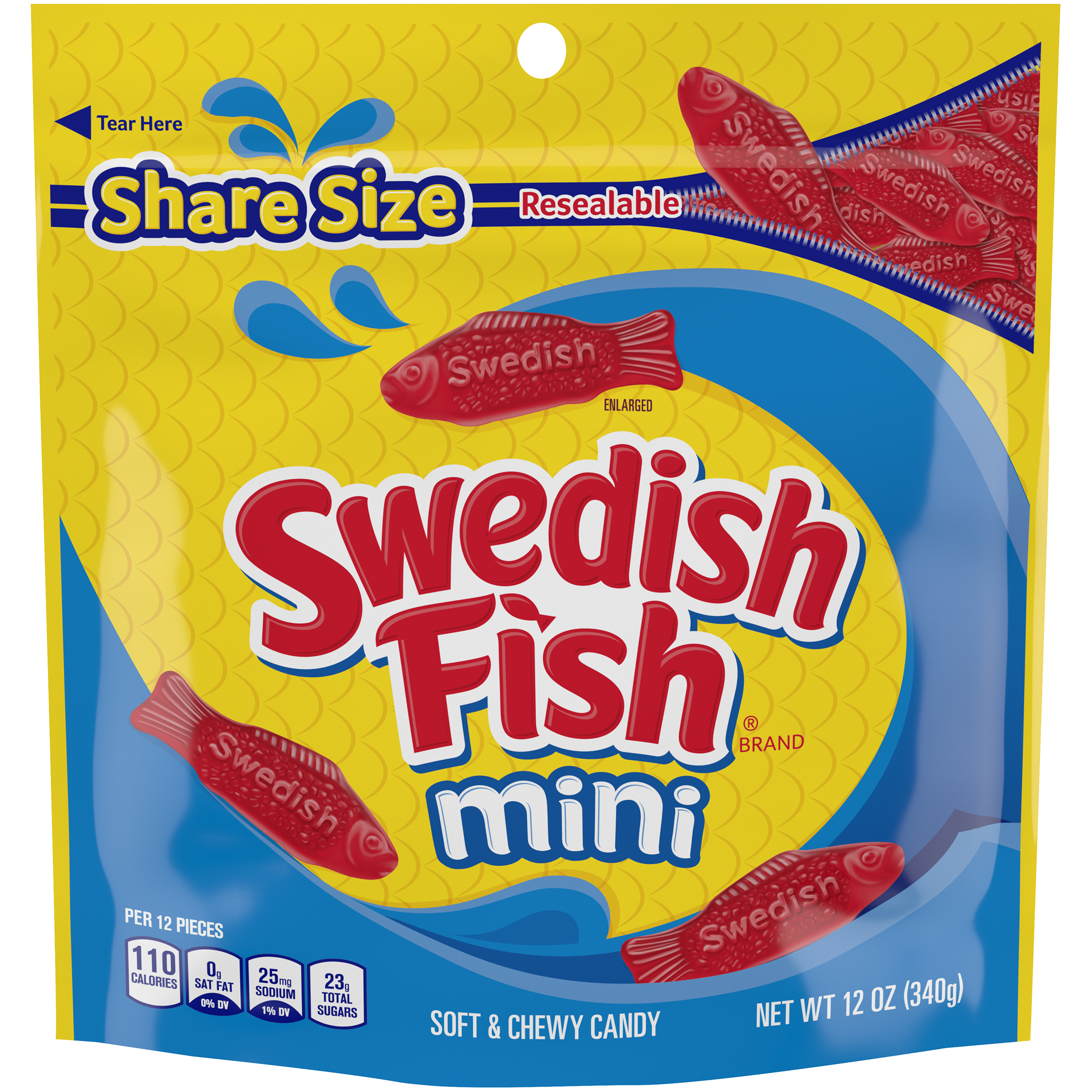 SWEDISH FISH Swedish Fish Mini Soft Candy 12.0 ONZ