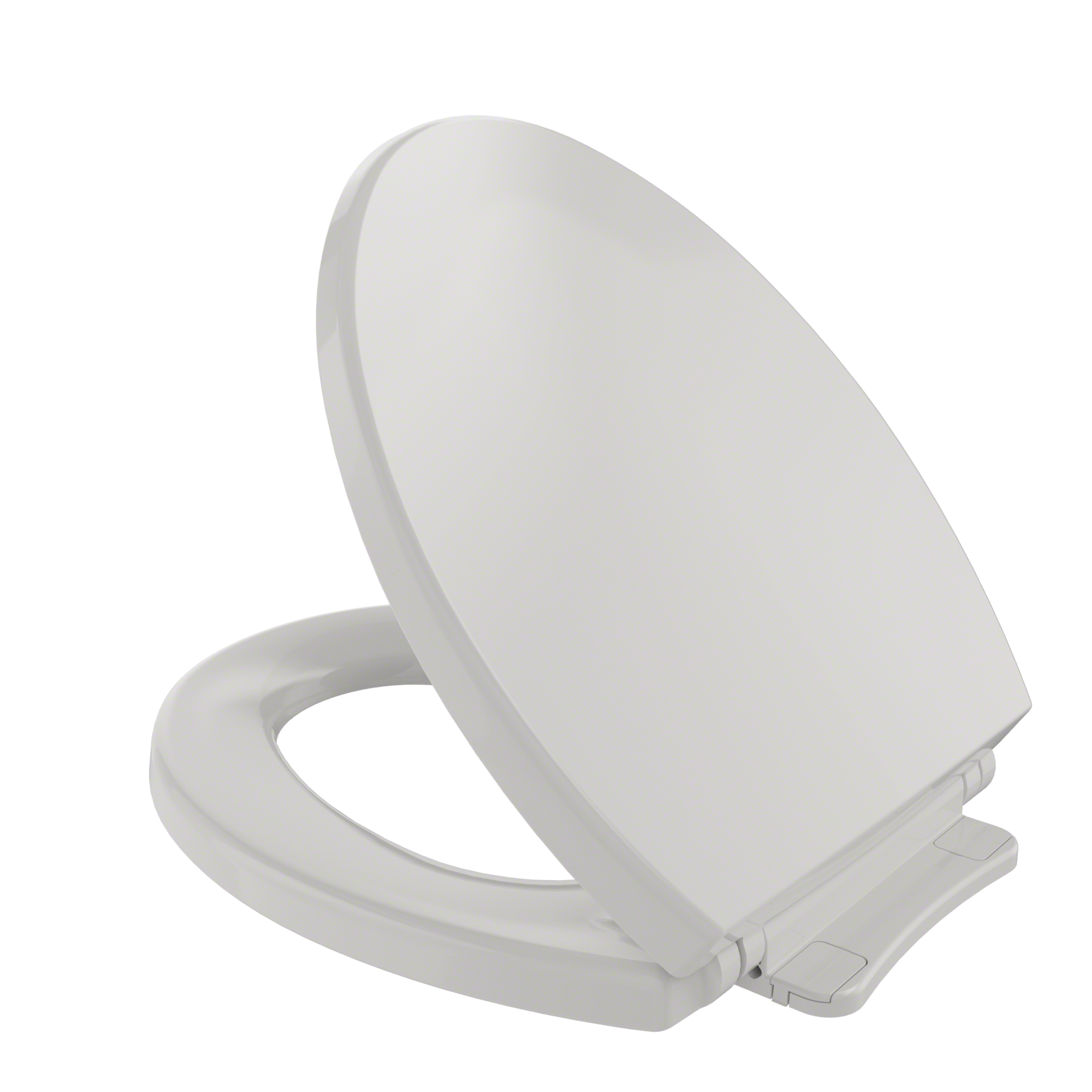 TOTO SoftClose Non Slamming, Slow Close Round Toilet Seat and Lid, Colonial White, Plastic, SS113#11