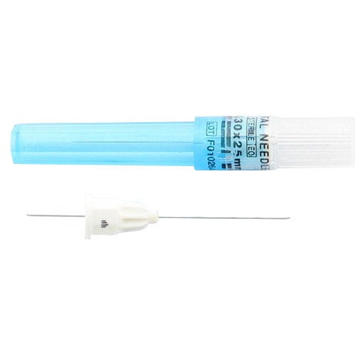 Septoject® Dental Needle, 30 G Short, Plastic Hub, Blue - 100/Box