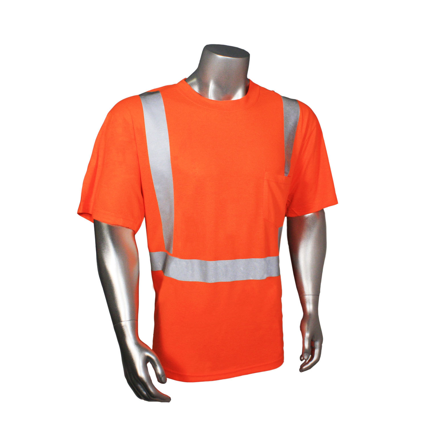 Hydrowick Short Sleeve Solid Safety T-Shirt - Orange - Size L