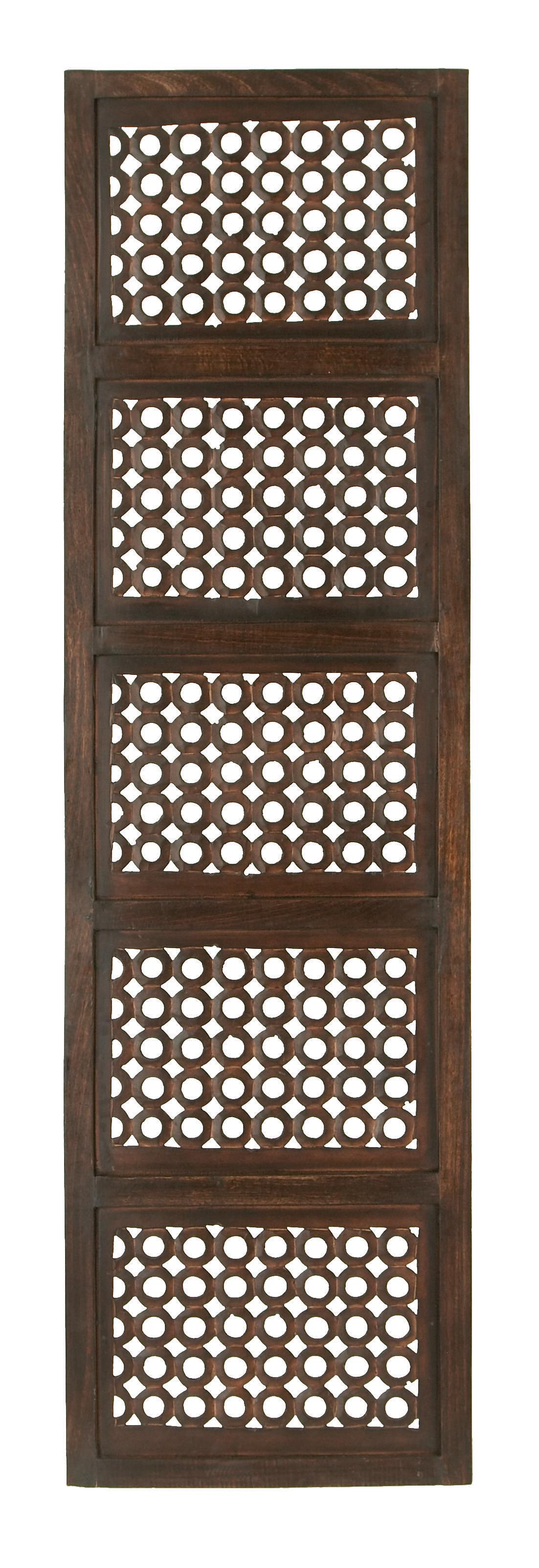 Brown Wooden  Handmade Wall Decor, 1" x 20" x 72"