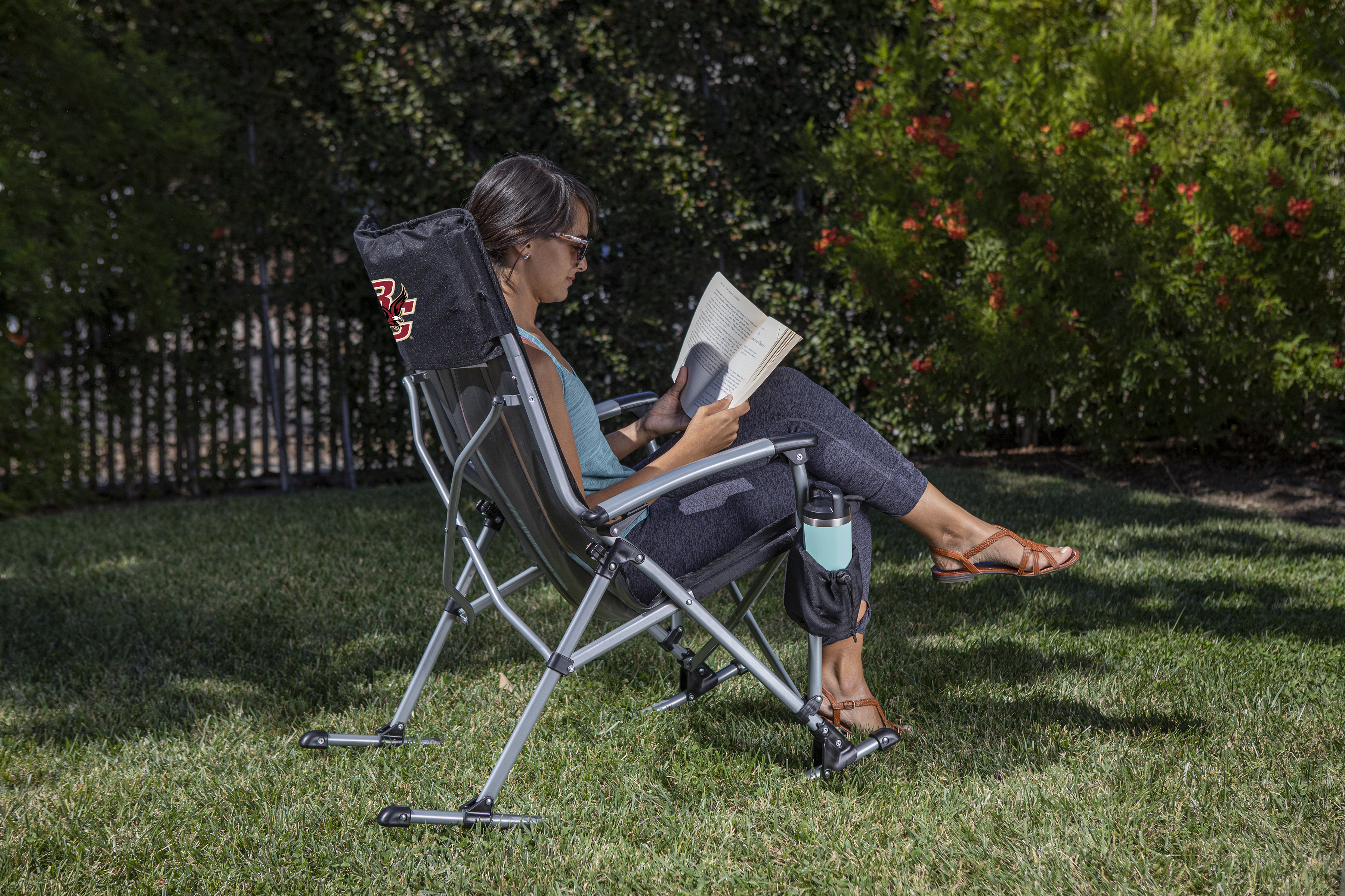 Boston College Eagles - Outdoor Rocking Camp Chair
