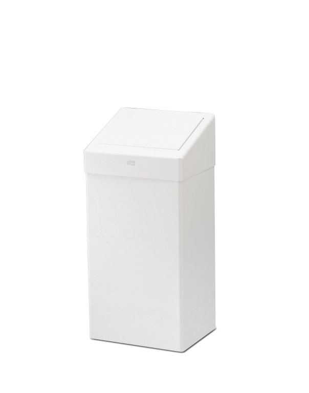 Affaldsspand, 50 liter, Hvid, Firkantet, Tork B1 