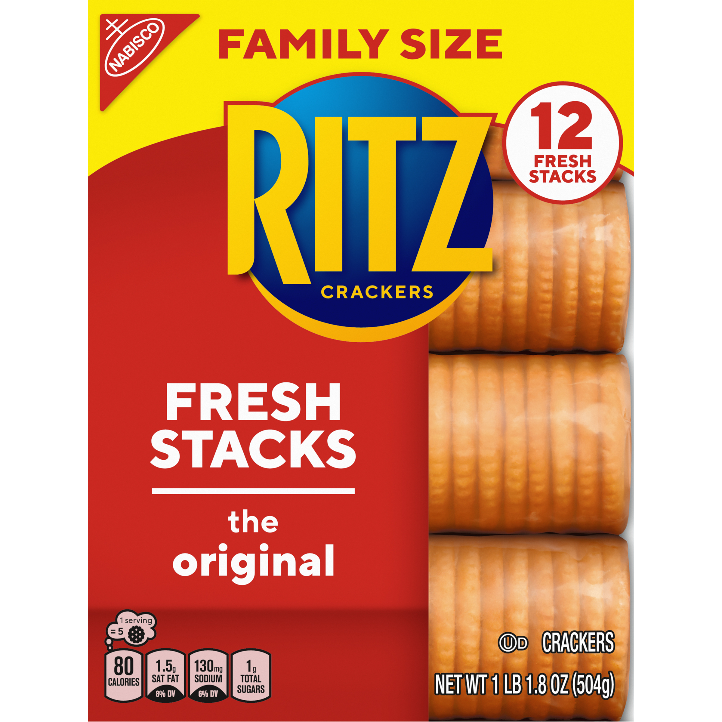 RITZ Fresh Stacks Original Crackers, Family Size, 17.8 oz-thumbnail-1