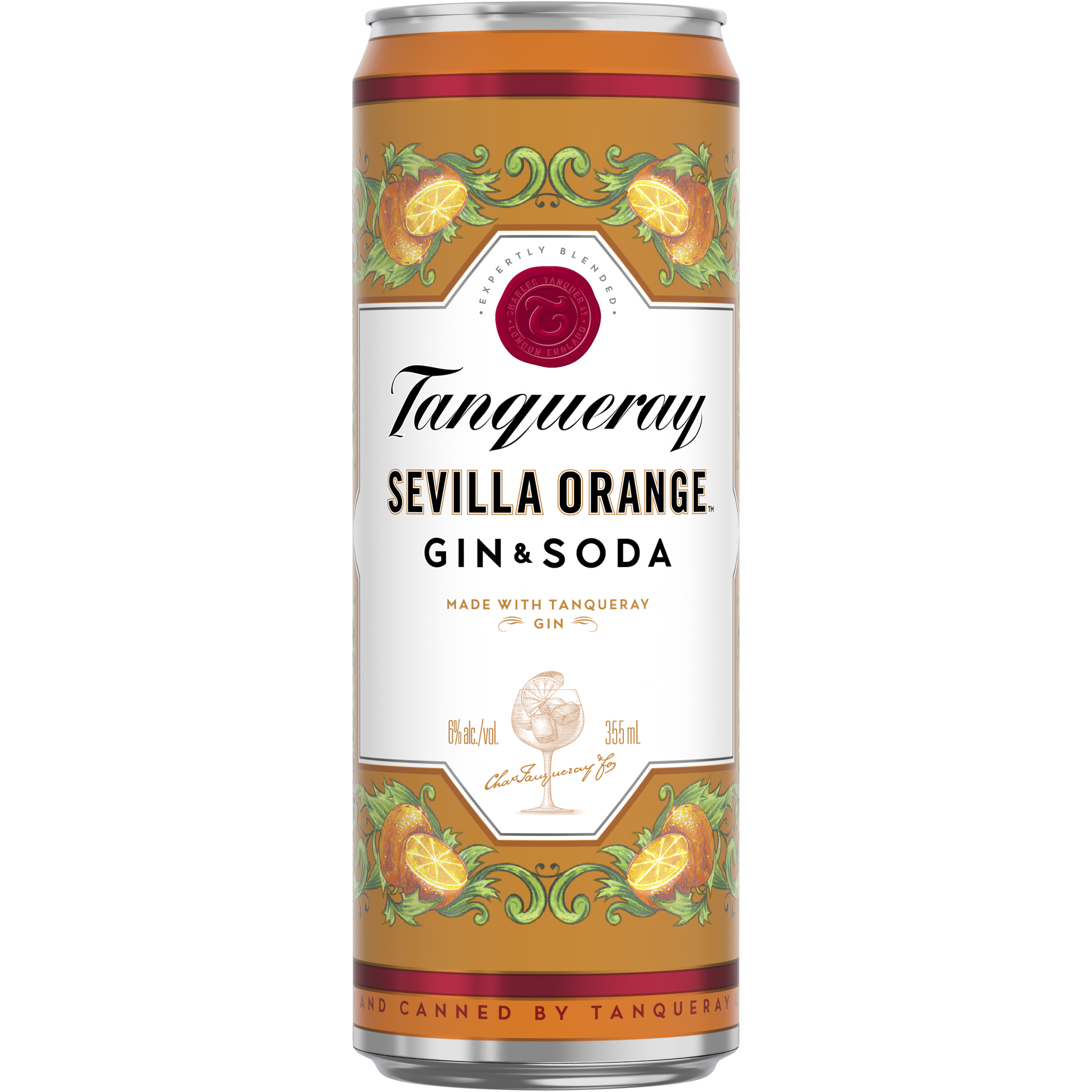 TANQUERAY SEVILLA ORANGE GIN & SODA