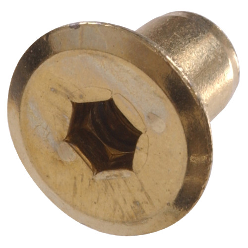 Brass Joint Connector Nut (1/4"20) 12 pc