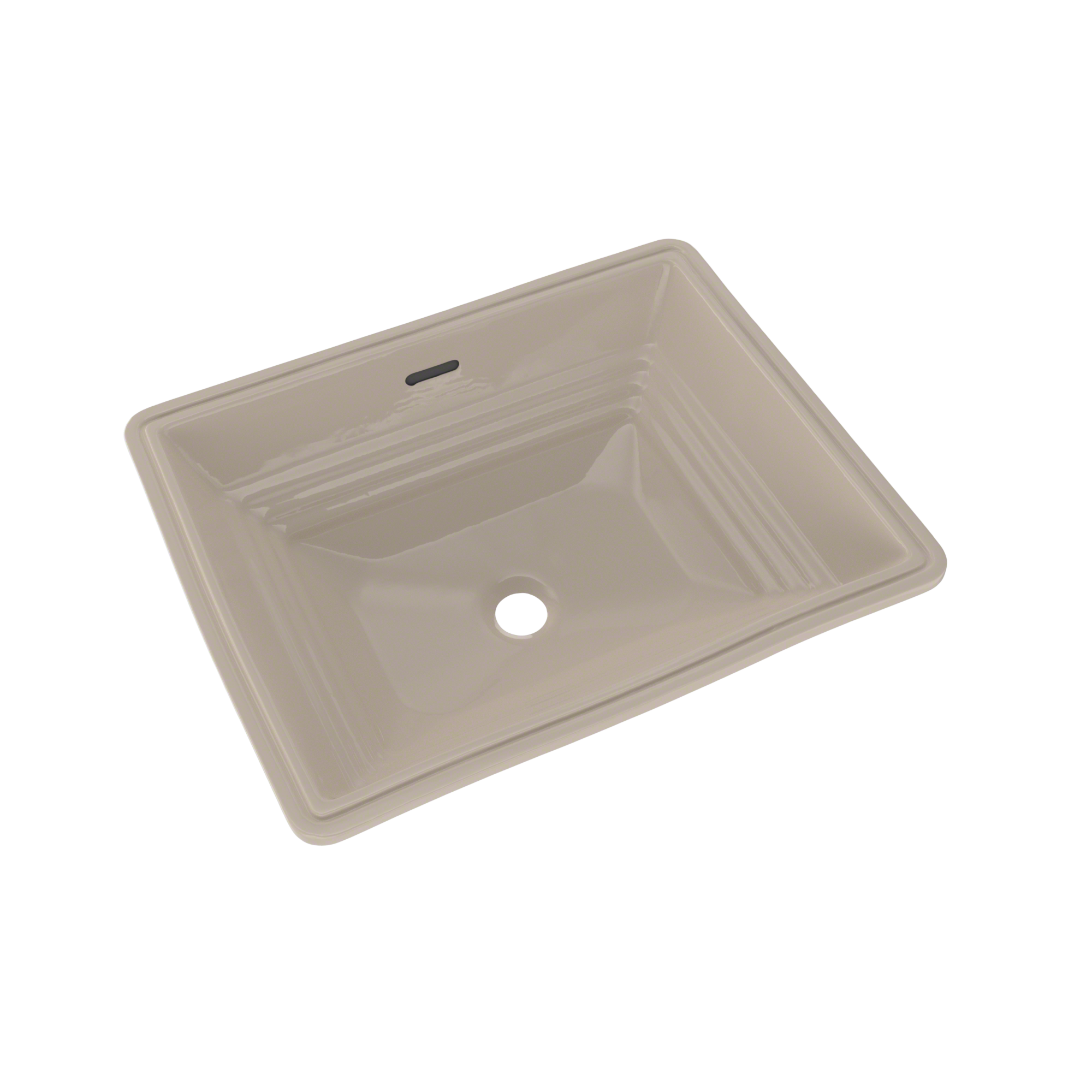 TOTO Promenade Rectangular Undermount Bathroom Sink, Bone, Vitreous China, LT533#03