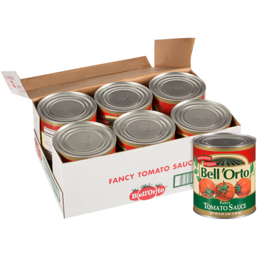  BELL ORTO Fancy Tomato Sauce, 103 oz. Can (Pack of 6) 