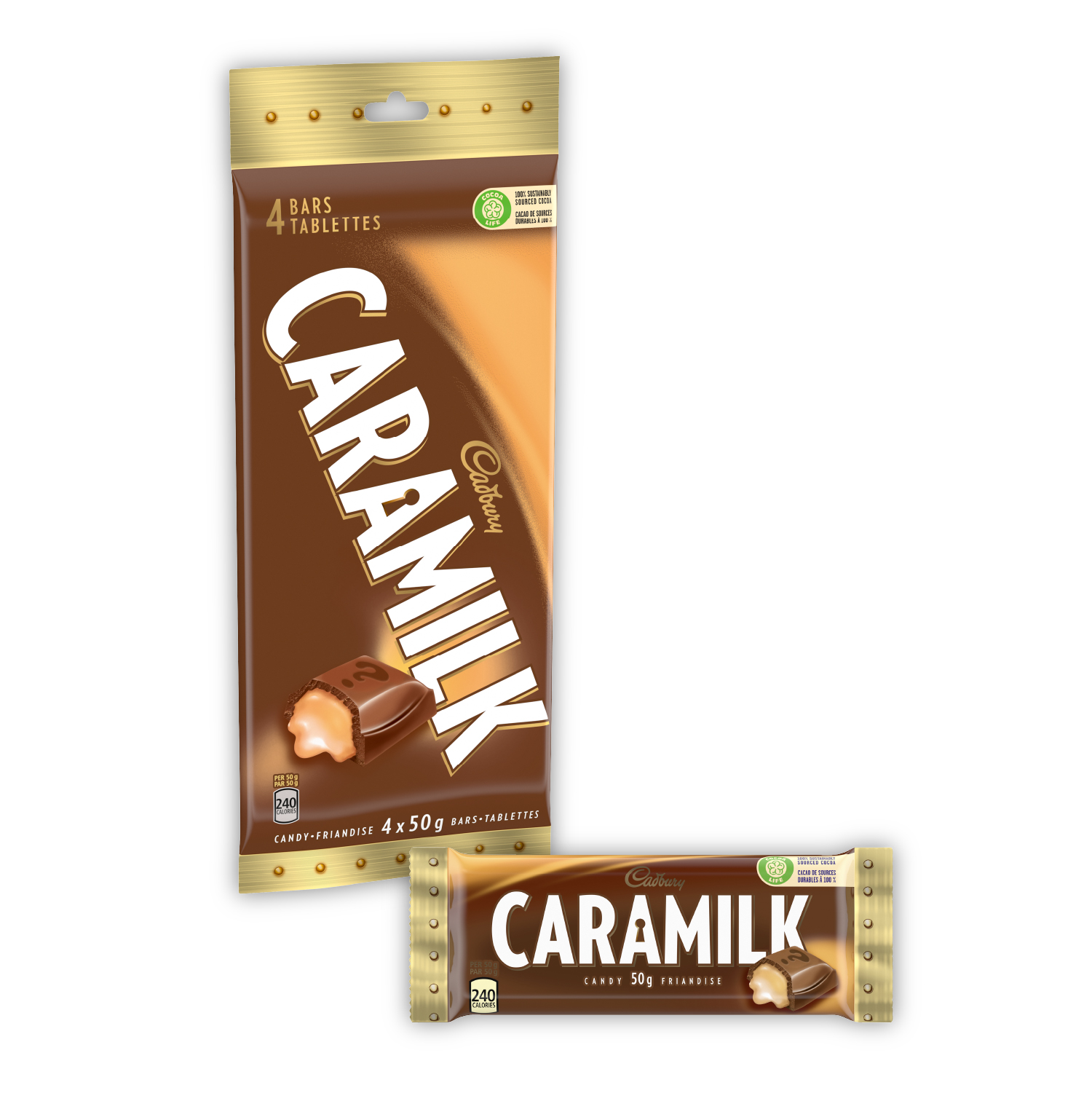 Cadbury Caramilk Multipack Chocolate (200G)