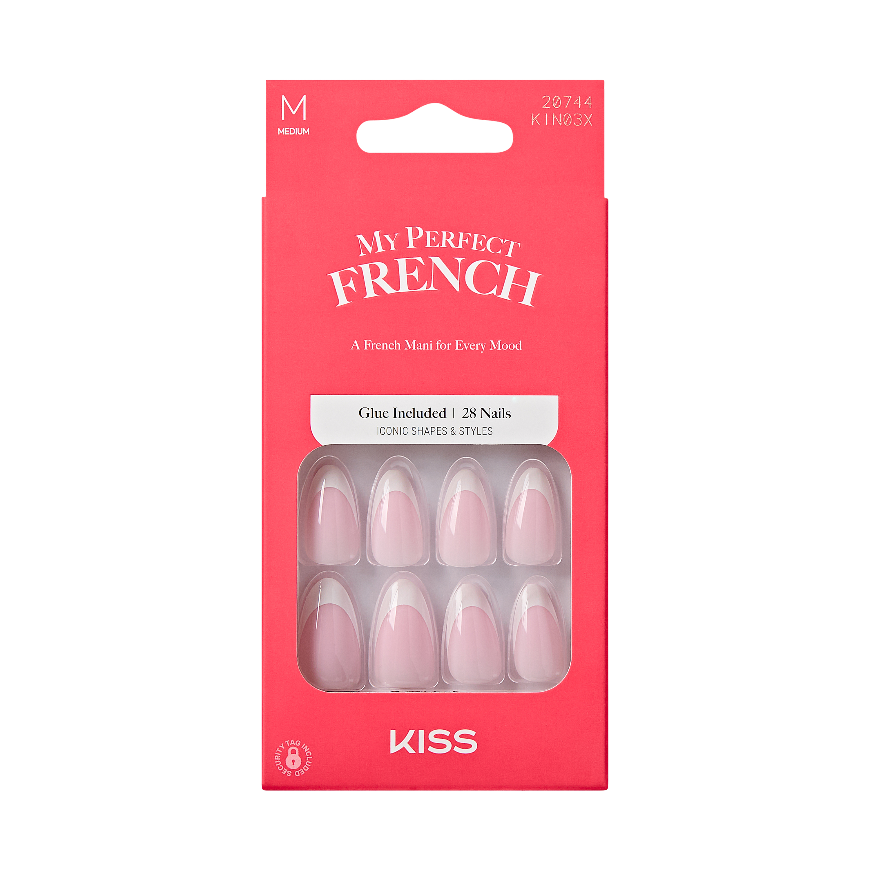KISS My Perfect French Press On Glue Nails - Daze