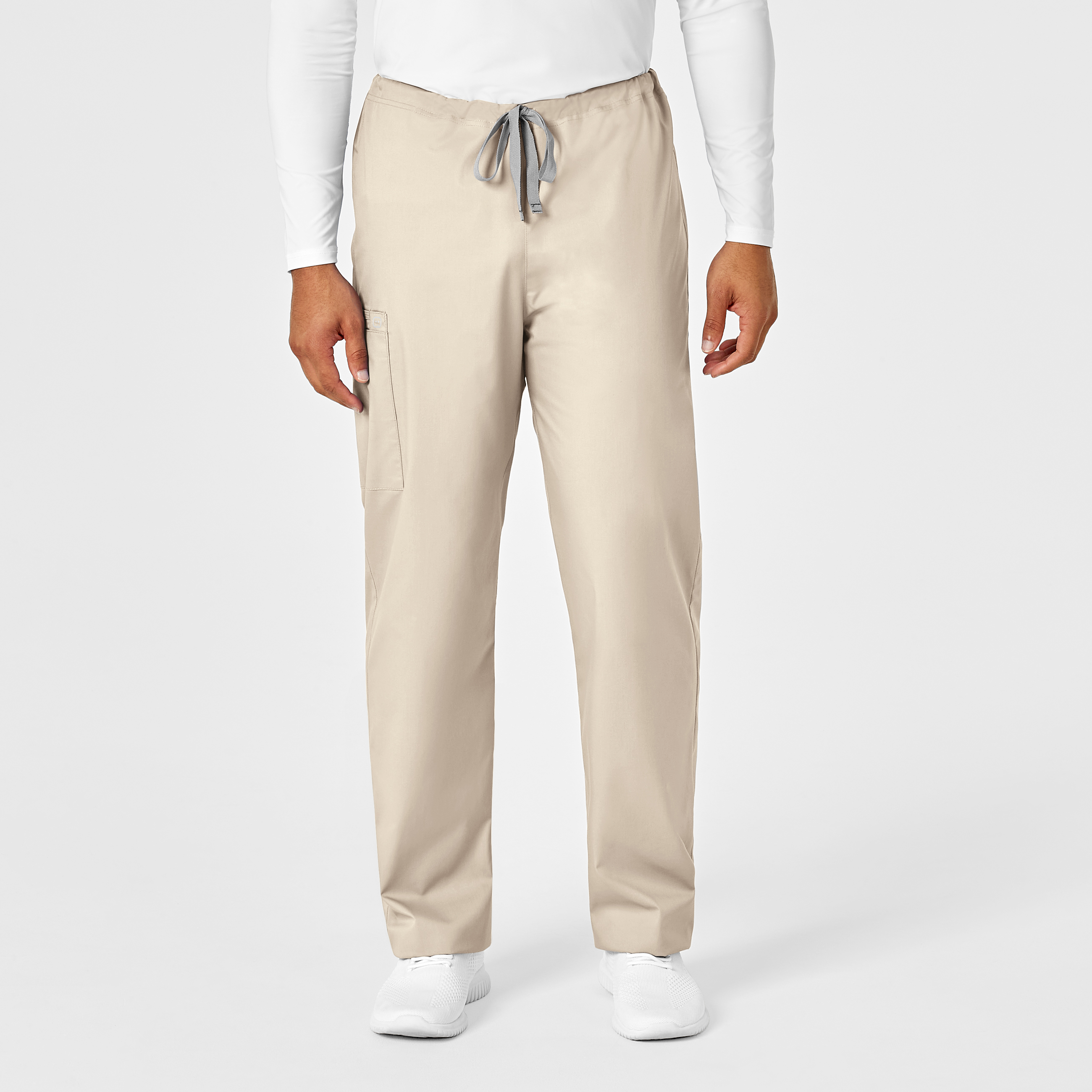 WonderWORK Unisex Drawstring Cargo Scrub Pant-Wonder Wink