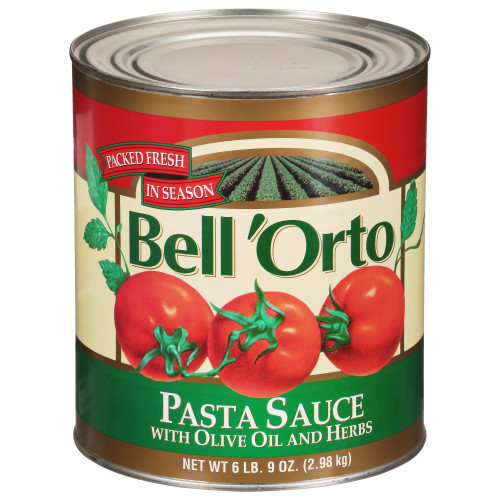  BELL ORTO Pasta Sauce with Oil & Herbs, 105 oz. Can (Pack of 6) 