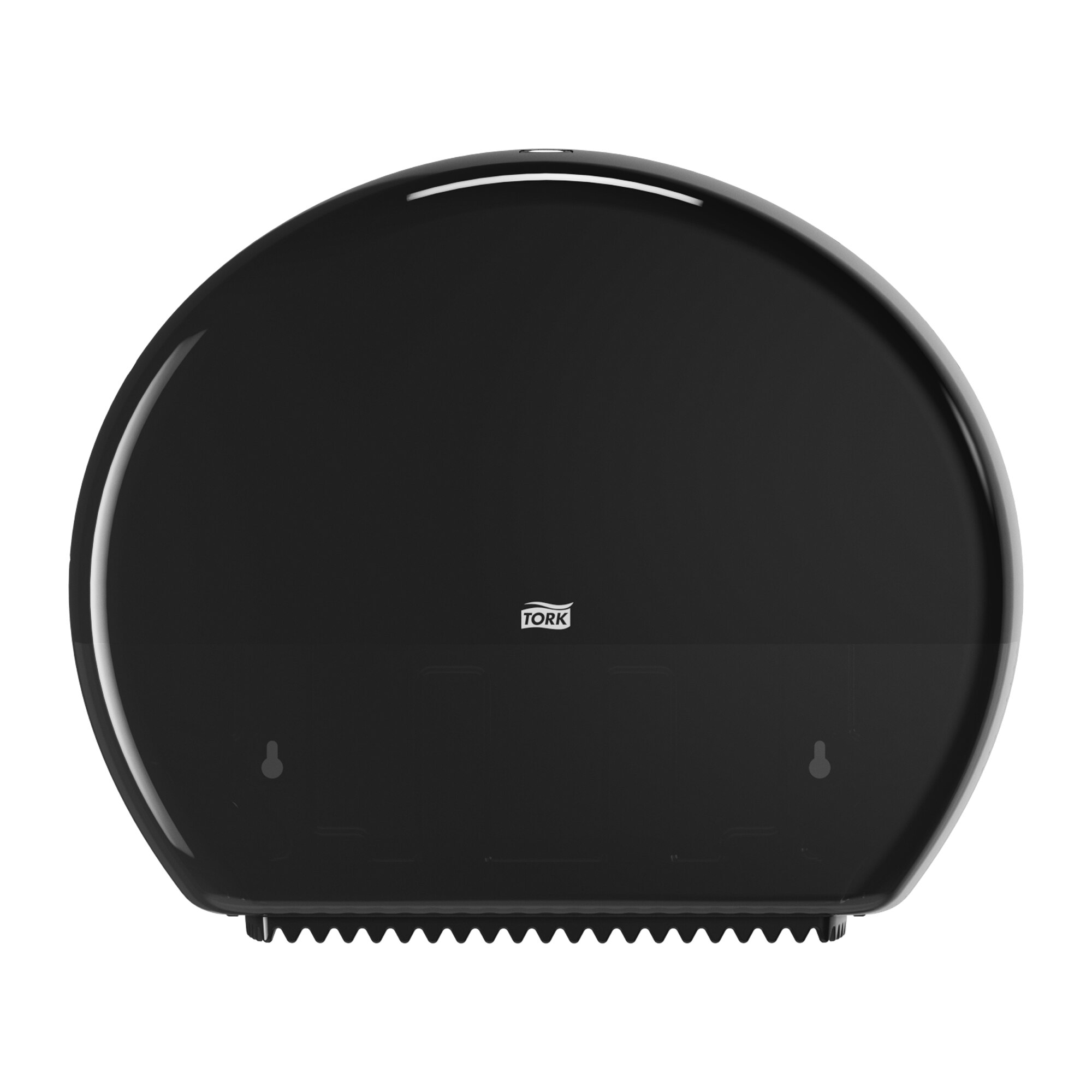 Toiletpapirdispenser, Til midi jumboruller, Udvendig oprulning, Sort, Tork Jumbo Midi T1