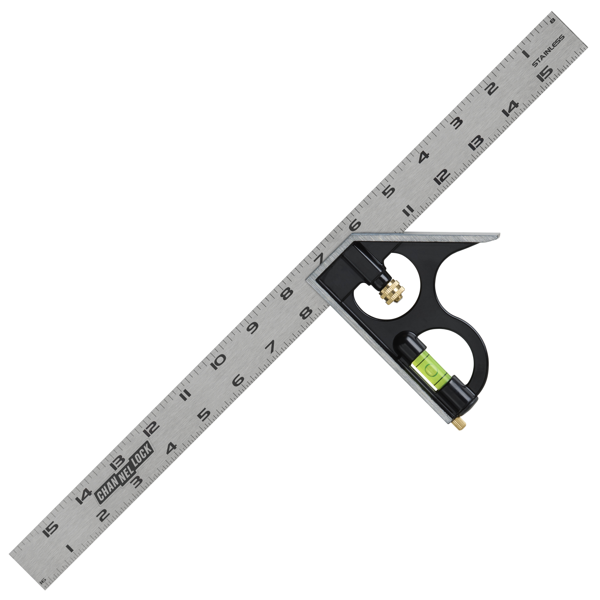 8100-016CS 16-inch High-Visibility Stainless Steel Combination Square