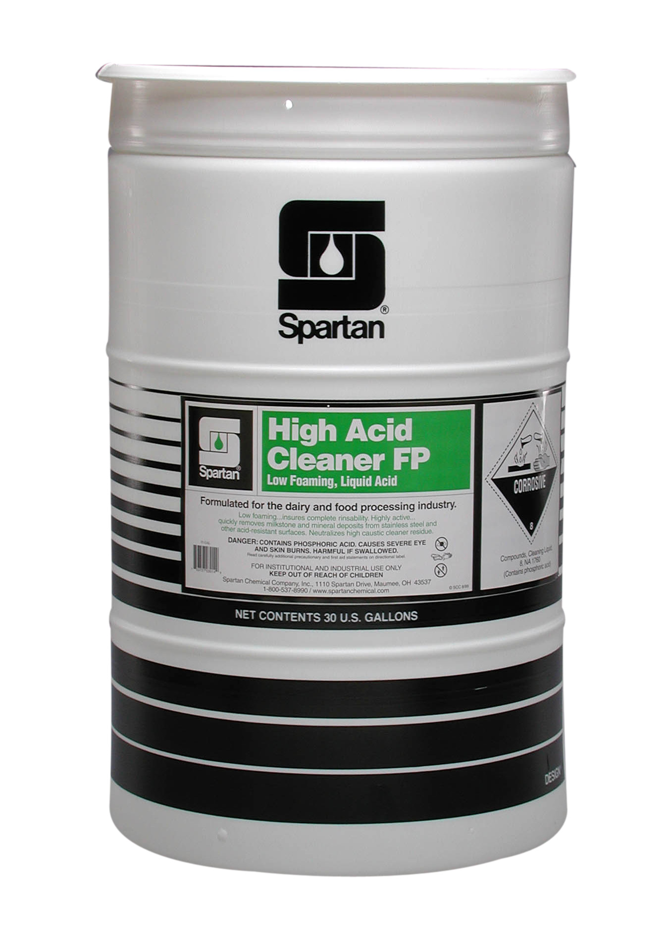 Spartan Chemical Company High Acid Cleaner FP, 30 GAL DRUM