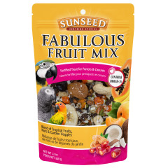 Image of Sunseed Fabulous Fruit Mix Treat for Parrots & Conures, 12 oz