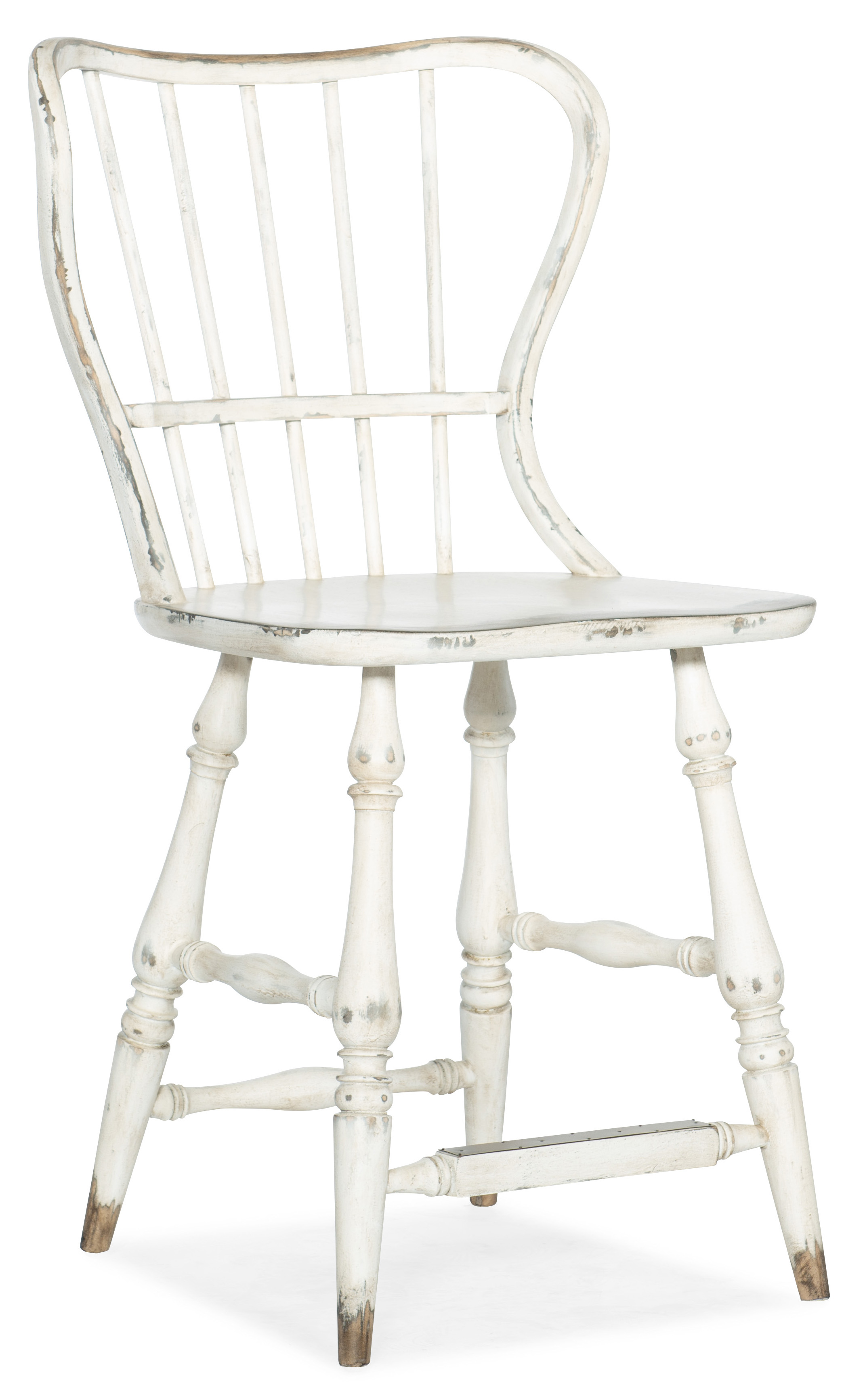 Picture of Spindle Back Counter Stool-White