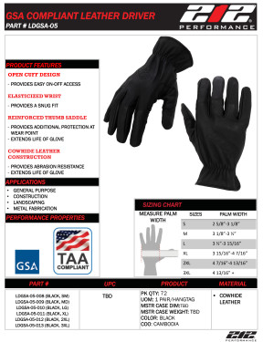 Product Sheet for LDGSA-05