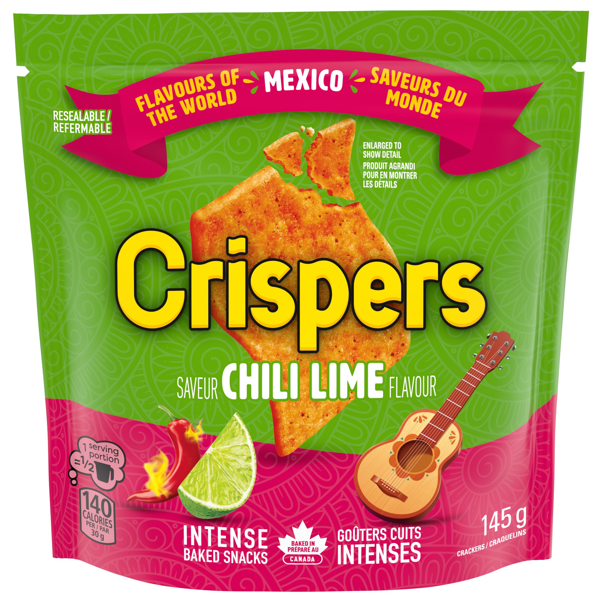 CRISPERS CHILI LIME 145G-0