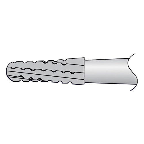 Oral Surgery Bur, #1703 Taper/Round End Cross Cut, Shank #3 (65mm), Sterile - 10/Box