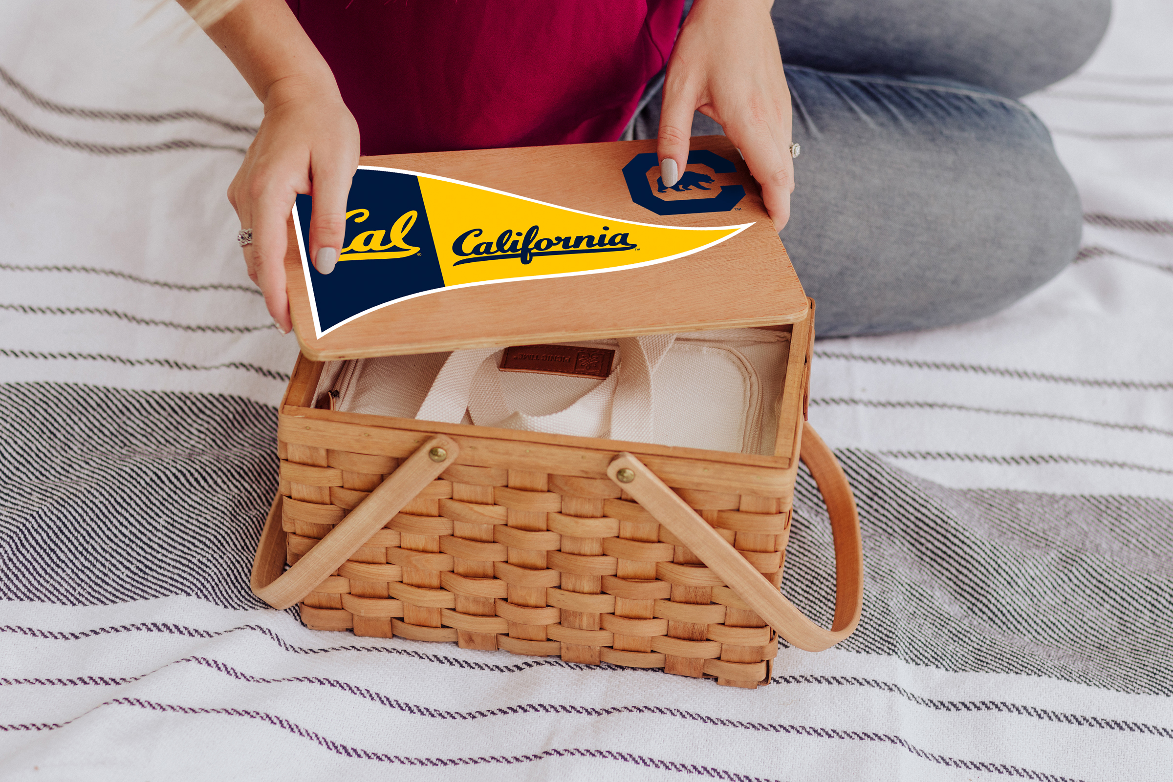 Cal Bears - Poppy Personal Picnic Basket