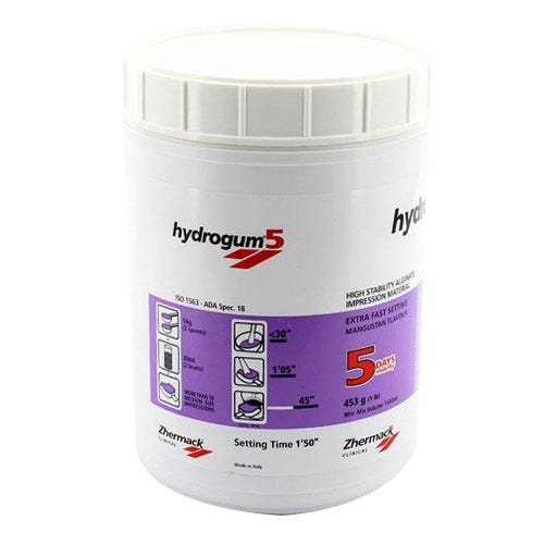 Hydrogum®5 Alginate Extra Fast Set  453g (1 lb) Bag Fruit Flavor
