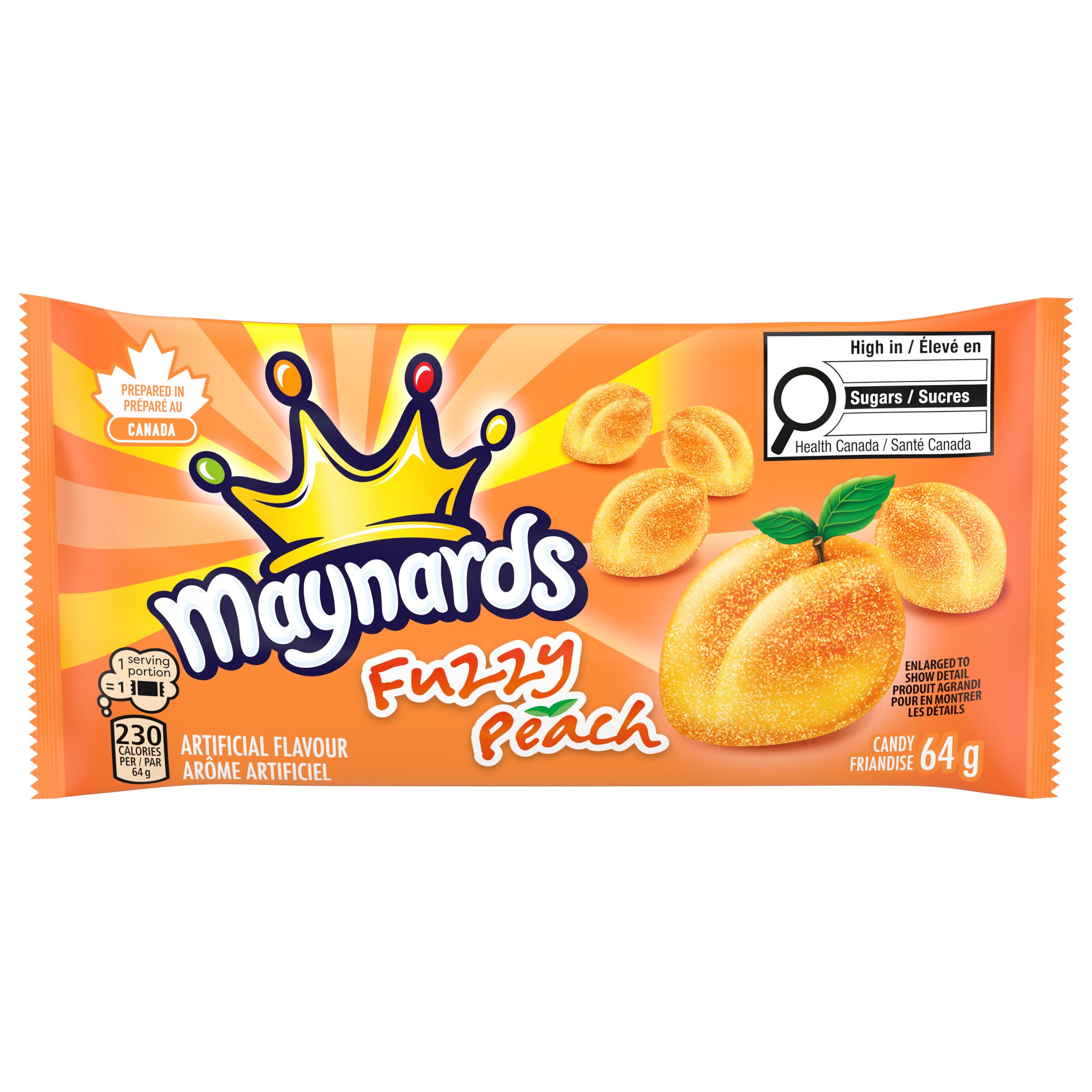 MAYNARDS FUZZY PEACH Candy 64 g-0