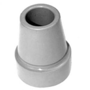 Rubber Cane and Crutch Tips with Metal Insert, Grey, 3/4 Inch Tubing, 10 Pack