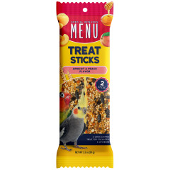 Image of Vitakraft MENU Treat Sticks Cockatiel/Lovebird Apricot/Peach 3.5oz/2 Sticks