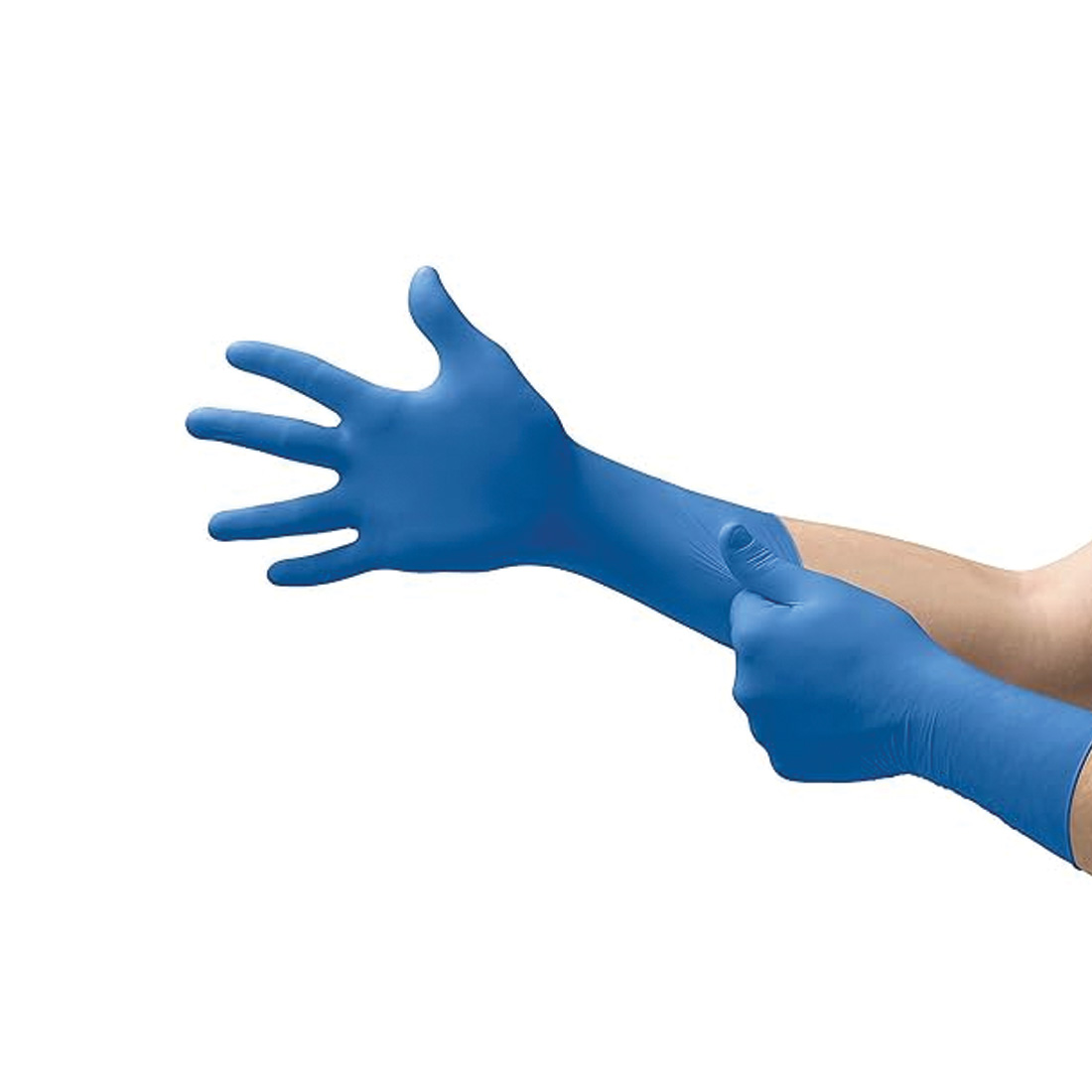 SafeGrip® Exam Glove Extended Cuff Medium Latex Powder-Free - 10/Case